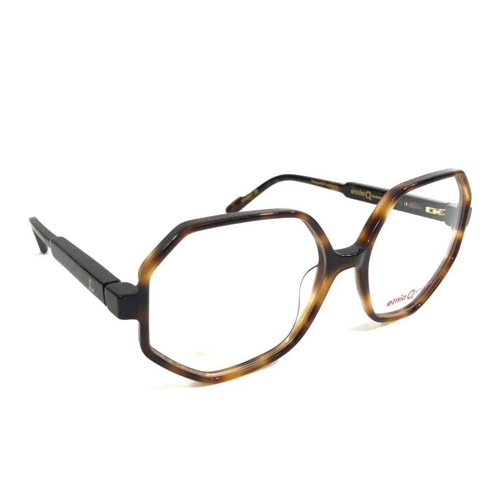Etnia Barcelona Eyeglasses Frames STELE HV Havana Geometric Full Rim 56-16-138